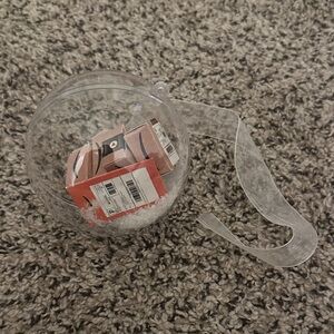 Clear Plastic Ornament Ball for Home Party Decor
